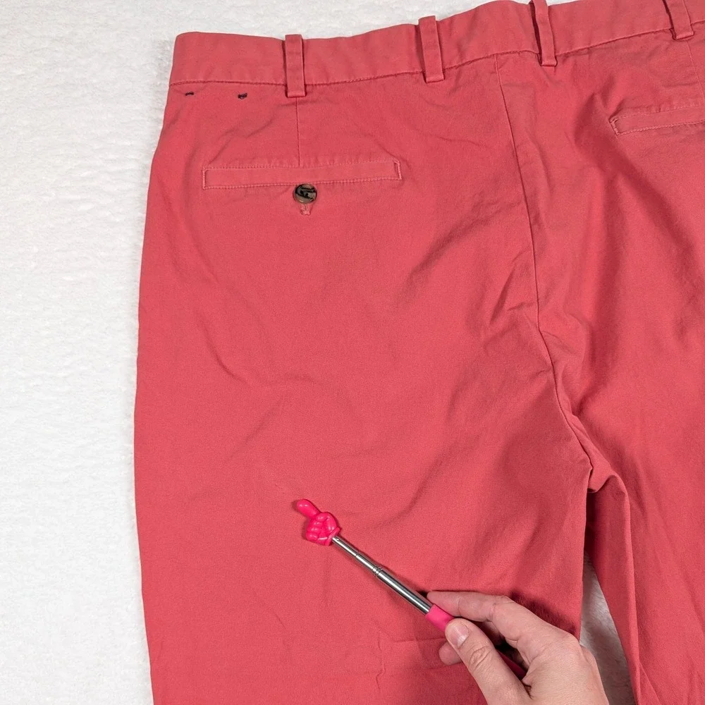 Brooks‎ Brothers Pants Mens 38x30 Red Supima Cotton Stretch Chino Casual - Picture 10 of 11